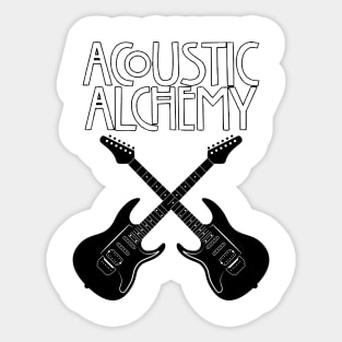 Acoustic Alchemy Blue Chip Sticker